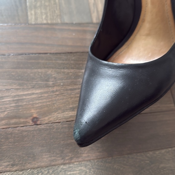 Schutz Black Leather Stiletto Pumps - Picture 12 of 15